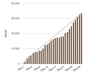 NaNoWriMo 2012 - Statistik