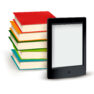 Bild Bücherstapel und E-Book-Reader