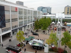 Blick von der Dachterrasse